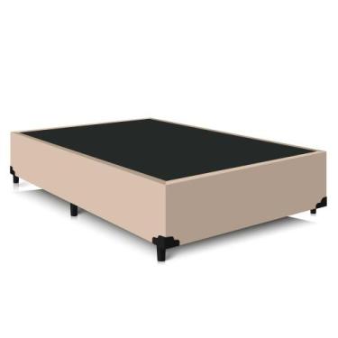 Imagem de Cama Sommier Base Box Casal 138x188x39 Premium - ProMax, Bege