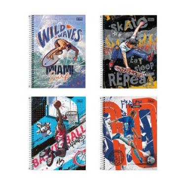 Imagem de Caderno Escolar Espiral Do It Tilibra 80 Folhas 200x275mm Universitári