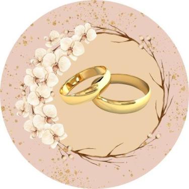 Imagem de Painel Redondo C/ Elástico 1,50m Casamento - Fadrix