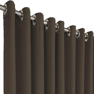 Imagem de cortina quarto Janela 2,70 x 1,50 apartamento Napoli cinza - Bravin Co