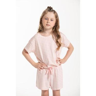Imagem de Conjunto Pijama Infantil Menina Malha Viscolycra - Metida Moça, 02, Xa
