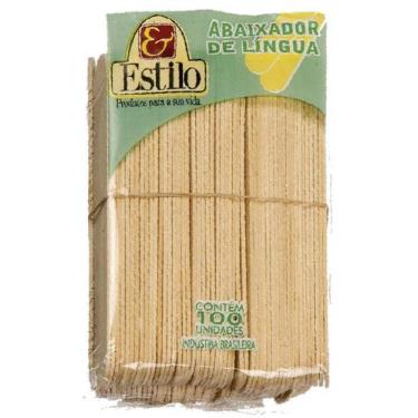 Imagem de 500 Abaixador De Língua Madeira - Estilo