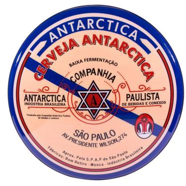 Imagem de Luminoso de Parede Cerveja Antarctica Paulista para Bar, Garagem, Churrasqueira, Espaço Gourmet