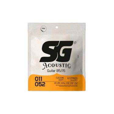 Imagem de Encordoamento sg violao 011 aco bronze 85 15 0.011 - 0.052 (h-5 / 14)