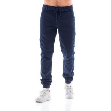 Imagem de Calça Jeans Masculina Jogger Eco Cycle Less Water - ARAUTO JEANS, Azul