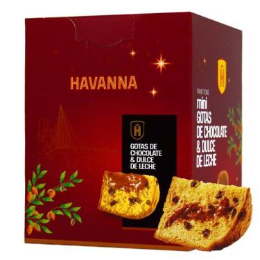 Imagem de Mini Panettone Havanna 130g Gotas de Chocolate e Doce de Leite