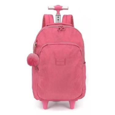 Imagem de MOCHILETE ESCOLAR JUVENIL LUXCEL UP4YOU PINK - MC47152 Rosa, M, Rosa