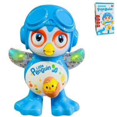Imagem de Brinquedo Musical Infantil Pinguim Dançarino Com Som E Luz - Europio