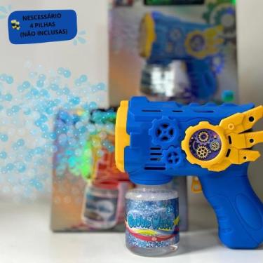 Imagem de Máquina Lança Bolha De Sabão, Automática, Colorido, Brinquedo Infantil