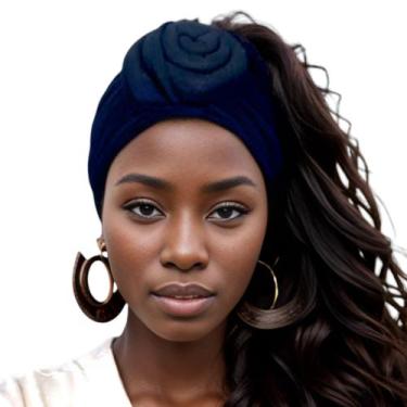 Imagem de Faixa turbante 2 em 1 - Ata multimarcas0810, Preto