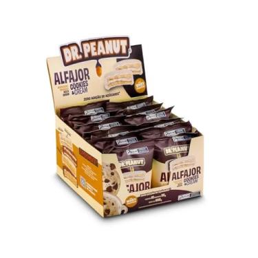 Imagem de Alfajor Dr. Peanut (Display 12 unid. 55g), Sabor Cookies & Cream