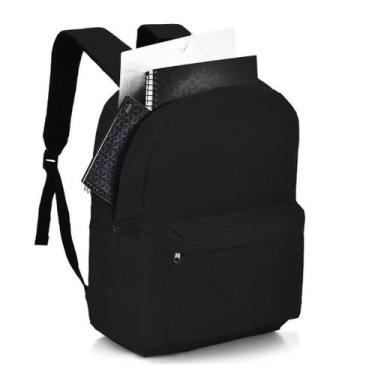 Imagem de Mochila Nilon Masculina Faculdade Alça - Loja B2C shoes, Preto, Único