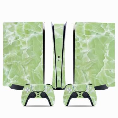 Imagem de Adesivo para console digital PS5, capa protetora de vinil para controle PS5 (verde)