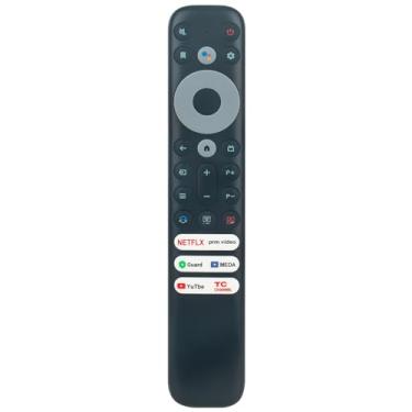 Imagem de RC902V1 ARC902V FMRH ARC902V FMR1 Controle remoto de voz de substituição compatível com TCL Q5/Q6/Q7/QM8/S3/S4 Series Google Smart TV C735 C835 C935 R646 S546 S446 Series 32S3500 G 40S3 50G 43S350G