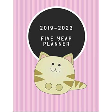 Imagem de 2019-2023 Five Year Planner: Kawaii Cat Themed Diary