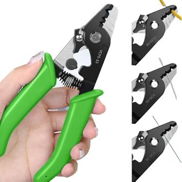 Imagem de D YEDEMC Alicate Descascador de Fibra Óptica de Três Portas Yedemc Alicate Descascador de Fios de Fibra para Ferramentas Ftth Alicate de Descascamento de Fibra Óptica