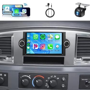 Imagem de Dodge Ram 1500/2500/3500 (06-08), Dodge Durango (05-2008), Chrysler 300 Touring/300C/300M (05-07), Jeep Grand Cherokee (05-09) Android Estéreo WiFi Carplay Android Auto, 6,2 polegadas