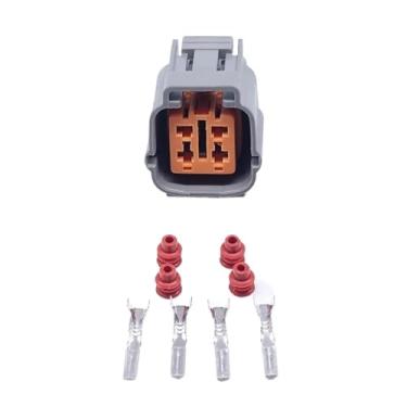 Imagem de XG7044-2.2-11/21 6195-0015 Sensor de oxigênio de 4 pinos Conector automotivo à prova d'água compatível com Mazda MPV 2000(Female)