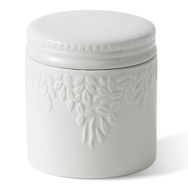 Imagem de toptier pote de manteiga de topo para balcão com linha de água, manteiga para barrar sob demanda, guarda-manteigueira de cerâmica para deixar na bancada, manteiga francesa com tampa (folha b