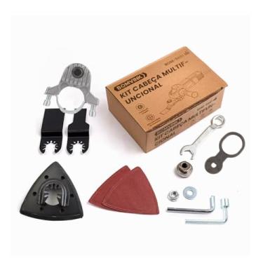 Imagem de Adaptador Oscilador Multifuncional para Esmerilhadeira Rebarbador Oscilante Excêntrico Acessório para Esmerilhadeira