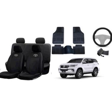 Imagem de Conjunto de Capa de Couro SW4 10-22 com Tapete e Capa de Volante - Aer