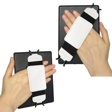 Imagem de Gowjaw Alça de mão segura para Kindle e tablets de 6 a 7 polegadas, alça para tablet eReaders Fire - Kobo/Voyaga/Lenovo/Sony Kindle E-Book Tablet (branco)