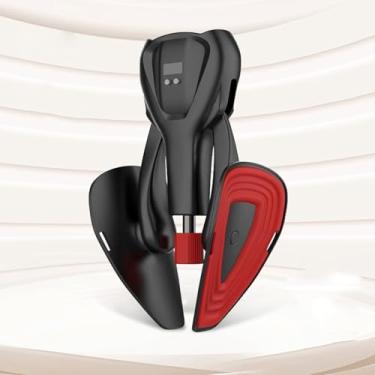 Imagem de DEOPXF Exercitador de coxa Exercitador de assoalho pélvico Estrutura triangular Materiais ecológicos Fortalecedor de coxa Modelagem de perna(Preto,A)