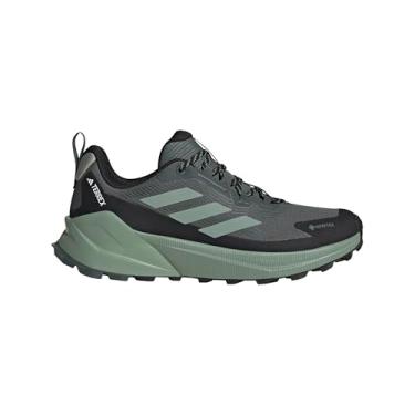 Imagem de adidas Tênis de caminhada masculino Terrex Trailmaker 2.0 Gore-tex, Ivy/Prata Verde/Preto, 41
