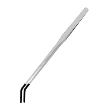 Imagem de Dragão barbudo fins de alimentação, pinças longas para aquário,Tweezer de dragão barbudo terrário com ponta de borracha | Acessórios de gabinete de cobras de 10,6 polegadas para terrário de aquário