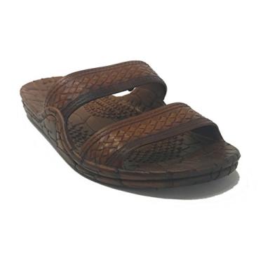 Imagem de Sandálias infantis Jesus marrom, preto, azul-marinho e rosa, Terra marrom, 1 Little Kid