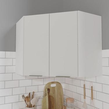 Imagem de Armário Aéreo Canto Oblíquo 2 Portas Ipanema CabeCasa MadeiraMadeira