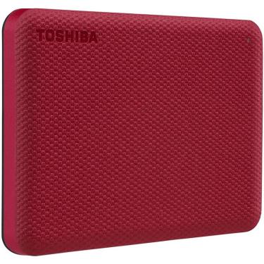 Imagem de HD externo toshiba 2TB Canvio Advance vermelho - HDTCA20XR3A