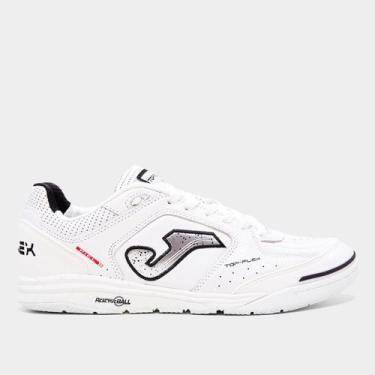 Imagem de Chuteira Futsal Joma Top Flex Rebound, Branco, Prata, 40
