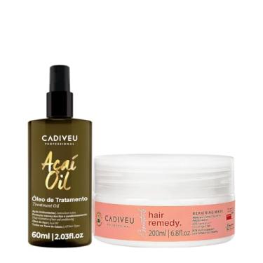 Imagem de Kit Cadiveu Professional Essentials Hair Remedy Máscara e Açaí Oil 60 (2 produtos)