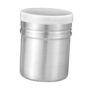 Imagem de WeiLaiKeQi aço inoxidável pó de salão garrafa de salina de lata de lata em pó agitador de açúcar para assar bolo de aniversário farinha de farinha cozinheira, Argent