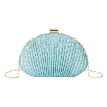 Imagem de Bolsa feminina Seashell Evening Bag Mermaid Chain Strap Clutch Shoulder Bag, 0 - Verde