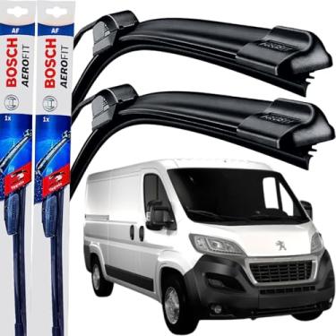 Imagem de Par Palheta Limpador Parabrisa Dianteiro Silicone Bosch Paleta Peugeot Boxer 1998 á→2017