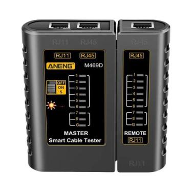 Imagem de Testador De Cabo De Rede RJ45 RJ11 ANENG M469D LAN Cabo Detector De Li