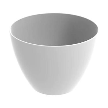 Imagem de Tigela Redonda Grande 6,2L Crippa Travessa Servir Branca Salada Frutas Pratos Quentes