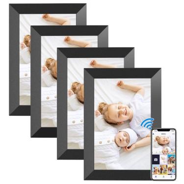 Imagem de Porta-retratos digital WiFi BIGASUO 10.1" com memória de 32 GB