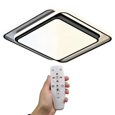 Imagem de Luminaria Paflon Sobrepor Led 3 Em 1 Controle Remoto Iluminaçao Teto Decoraçao