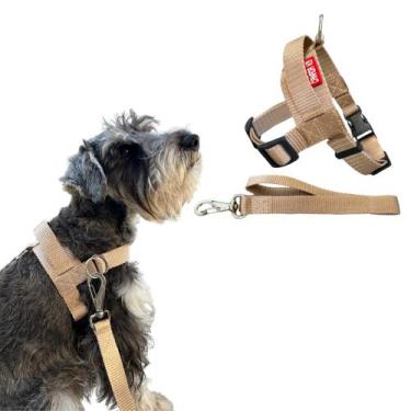 Imagem de Peitoral Anti-puxão P com Guia para Cachorro Pequeno - Canadá K9 - Can