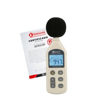 Imagem de Decibelímetro Data Logger Conforme IEC PUB 651 com Certificado de Calibração - Instrucorp IC-5012