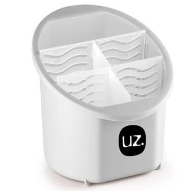 Imagem de Separador Talheres Organizador Plastico BrancoUZ UZ314BR