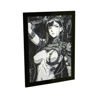 Imagem de Quadro Decorativo Anime Garota Sexy Cyberpunk Aesthetic Japão Poster Quarto Sala