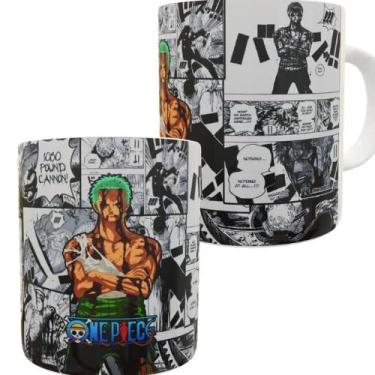 Imagem de Caneca Porcelana - O.ne Pi.ece Roro.noa Zor.o