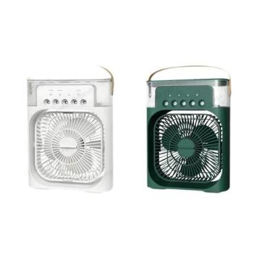 Imagem de Ventilador De Resfriamento Hidráulico Portátil 600ML LED Luz Noturna 3