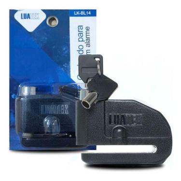 Imagem de Cadeado Trava Disco Moto E Bike Alarme - Luatek