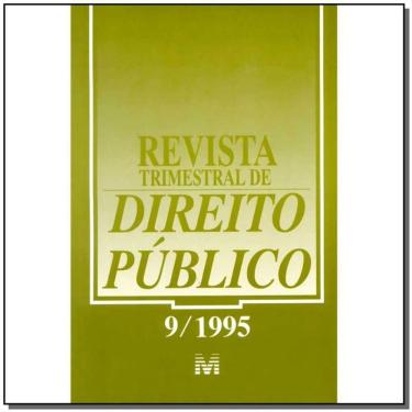 Imagem de Revista Trimestral De Direito Publico Ed. 09