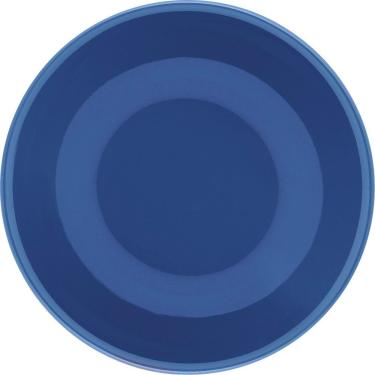 Imagem de Kit 6 Pratos Fundos Unni Blue Oxford Cerâmica 20,5cm